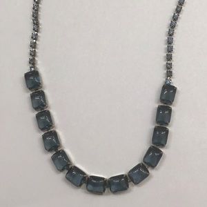 Gorgeous Choker-Length Blue Stone Necklace